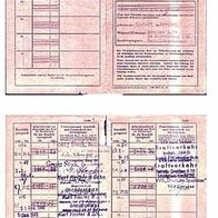 Uralter Versichertenausweis SVA Dresden von 1946