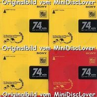 Sony MiniDisc 74er Colour Collection 9er Set sehr selten Rarität (2)