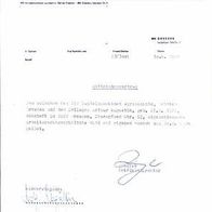 Alter Aufhebungsvertrag VEB Handelskombinat agrotechnic Dresden vom 03.06.1970