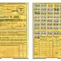 Uralte Quittungskarte zur Invalidenversicherung vom 13.10.1939