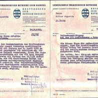 Alte Kündigung und dessen Rücknahme Kraftverkehr IVAG Dresden von 1951