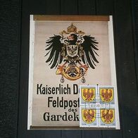 DDR, Stadtwappen auf Postmuseumskarte