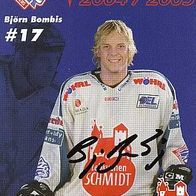 Björn Bombis - Ice Tigers Nürnberg 04/05 - Lausitzer Füchse, Indians, Scorpions