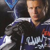 Rene Röthke - AK ERC Ingolstadt 08/09 - signiert Straubing/ Hannover