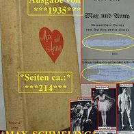 Buch * Boxen * Max Schmeling + Anny Ondra * Druck:1935 * viele Fotos