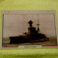 Barham (Schlachtschiff) - Infokarte über