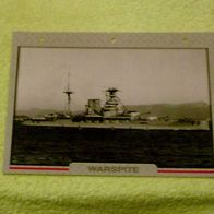 Warspite (Schlachtschiff) - Infokarte über