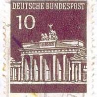 044 Deutsche Bundespost, Wert 10 - Brandenburger Tor