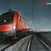 railjet 2012 ÖBB-Broschüre Österreich Austria Eisenbahn railway rail Bahn Zug
