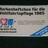 Berlin, Markenheftchen für die Wohlfahrtspflege 1985