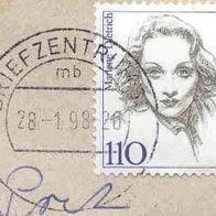 170 Deutschland, Wert 110 - Marlene Dietrich