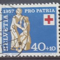 Schweiz gestempelt Michel Nr. 645 Pro Patria 1957