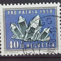 Schweiz gestempelt Michel Nr. 661 Pro Patria 1958 -2 -