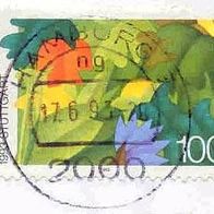 204 Deutsche Bundespost, Wert 100 - V. Internationale Gartenbauausstellung Stuttgart