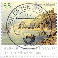 230 Deutschland, Wert 55 - Oberes Mittelrheintal - Weltkulturerbe der UNESCO