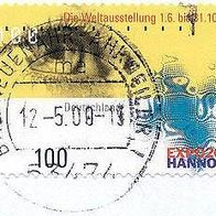 252 Deutschland, Wert 100 - Expo 2000 Hannover - Die Weltausstellung