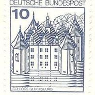 312 Deutsche Bundespost, Wert 10 - Schloss Glücksburg