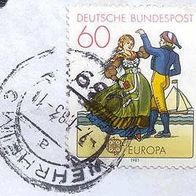319 Deutsche Bundespost, Wert 60 - Europa
