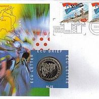 Numisbrief Niederlande 1996 Nr. 15 "TOUR DE FRANCE ´96"