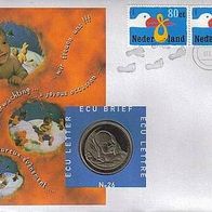 Numisbrief Niederlande 1997 Nr. 26 "GEBURT"