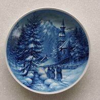 Seltmann Zierteller - " Weihnachten 1980 - Winter in Tirol " * **