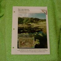 Der Lake District und seine Tierwelt - Informationskarte über
