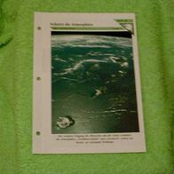 Schützt die Atmosphäre - Informationskarte über