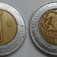 Mexiko 1 Peso 2001 ## S9