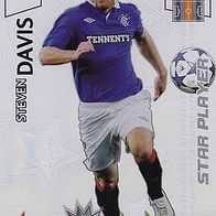 Adrenalyn Champions League 2010/11 STAR PLAYER - Steven Davis - Glasgow Rangers