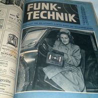 Funktechnik. Jahrgang 1949, komplett, 24 Einzelhefte gebunden.