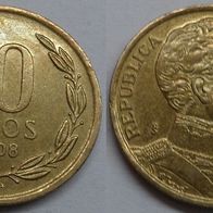 Chile 10 Peso 2008 ## C3