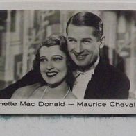 RAMSES-FILM-FOTO von 1930 " Jeanette Mac Donald & Maurice Chevalier "