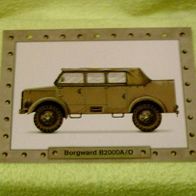 Borgward B2000A/ O (1956 - Deutschland) - Infokarte über