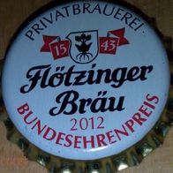 Flötzinger Bier Brauerei Kronkorken 2012 Bundesehrenpreis Kronenkorken neu unbenutzt