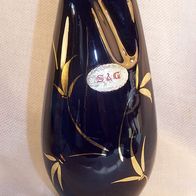 S & G / Scheurich & Greulich Keramik Vase/ handbemalt Golddekor * **