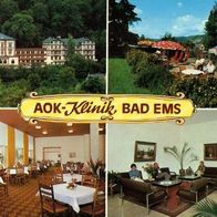 56130 Bad Ems AOK - Klinik Villenpromenade 15 4 Ansichten um 1980