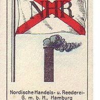 Massary Reedereiflaggen Nordische Handels u. Reederei Hamburg Nr 11