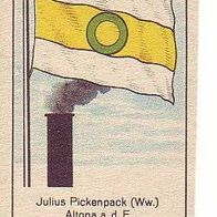 Massary Reedereiflaggen Julius Pickenpack Altona Nr 29