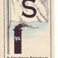Massary Reedereiflaggen W. Schuchmann Bremerhaven Nr 55