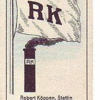 Massary Reedereiflaggen Robert Köppen Stettin Nr 68