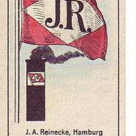 Massary Reedereiflaggen J.A. Reinecke Hamburg Nr 99