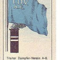 Massary Reedereiflaggen Tilsiter Dampfer - Verein Tilsit Nr 107