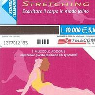 Telefonkarte Italien - Telecom - Natural Stretching