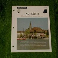 Konstanz / Historisches Zentrum am Bodensee - Infokarte