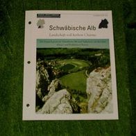 Schwäbische Alb / Landschaft voll herbem Charme - Infokarte