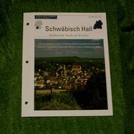 Schwäbisch Hall / Malerische Stadt am Kocher - Infokarte