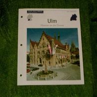 Ulm / Historie an der Donau - Infokarte