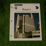 Bayern / Von der Landwirtschaft zur Hochtechnologie - Infokarte