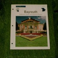 Bayreuth / Schlösser, Parks und Richard Wagner - Infokarte