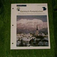Garmisch-Partenkirchen / Deutschlands Wintersportziel Nummer eins - Infokarte